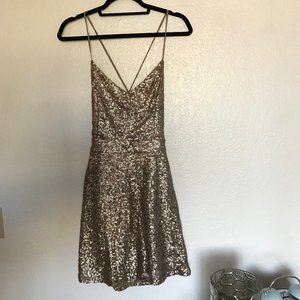 Sequin mini dress